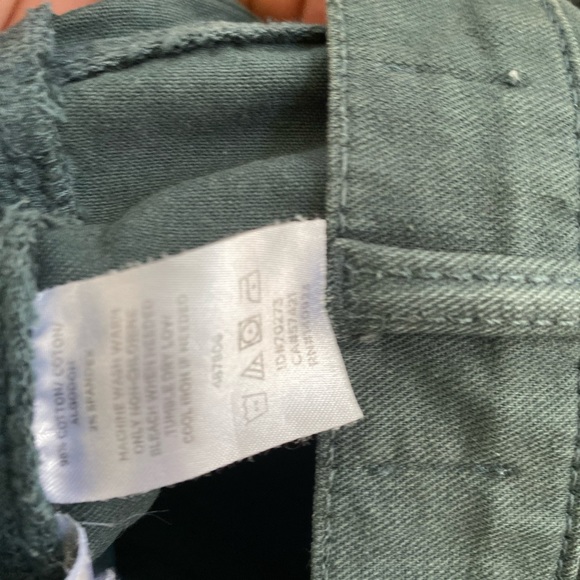 Loft 00p 24 Modern Skinny jean pants Dark hunter green - Picture 6 of 9